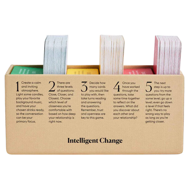 Intelligent Change - Lets Get Closer Card Game - Family Edition