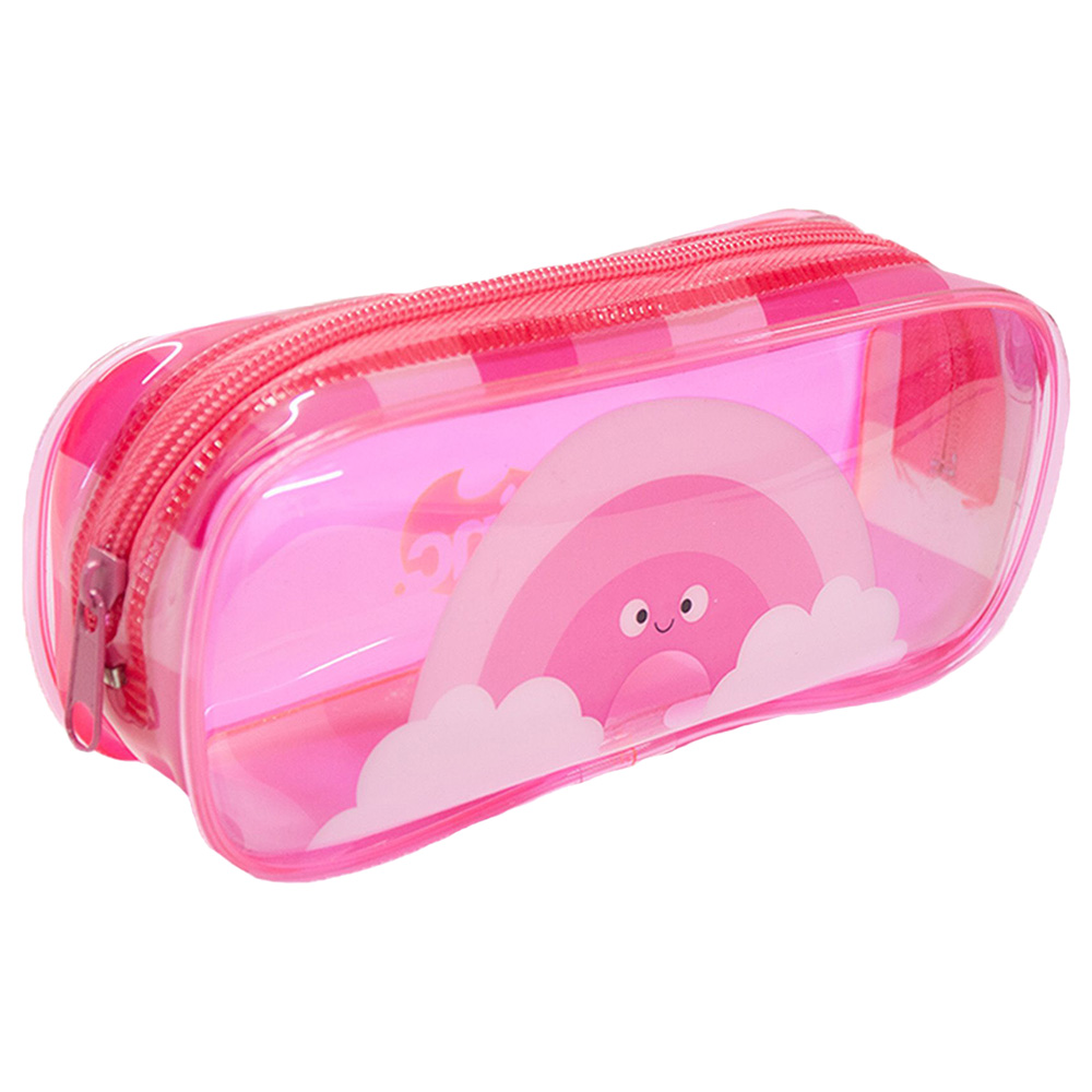 Tinc - Mallo Rainbow PVC Pencil Case - Pink