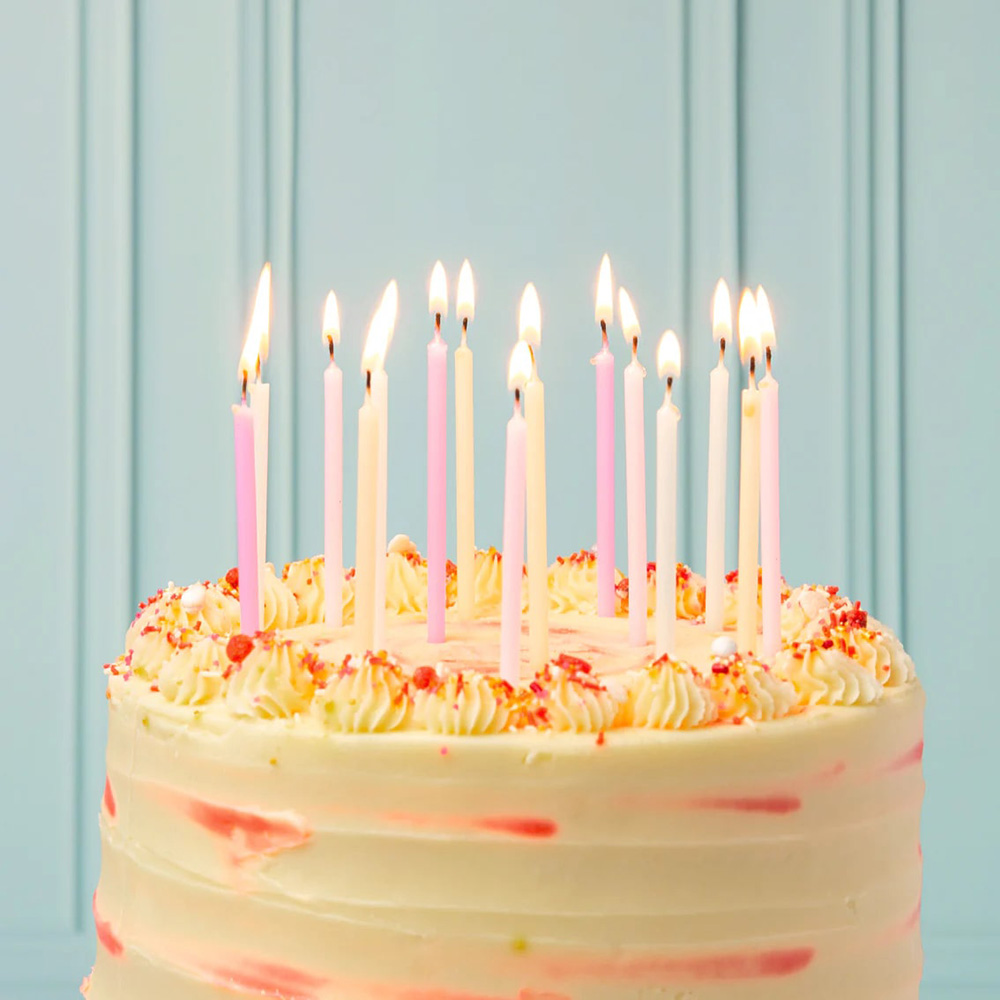 Talking Tables - Pastel Candles - 10cm - 16pcs