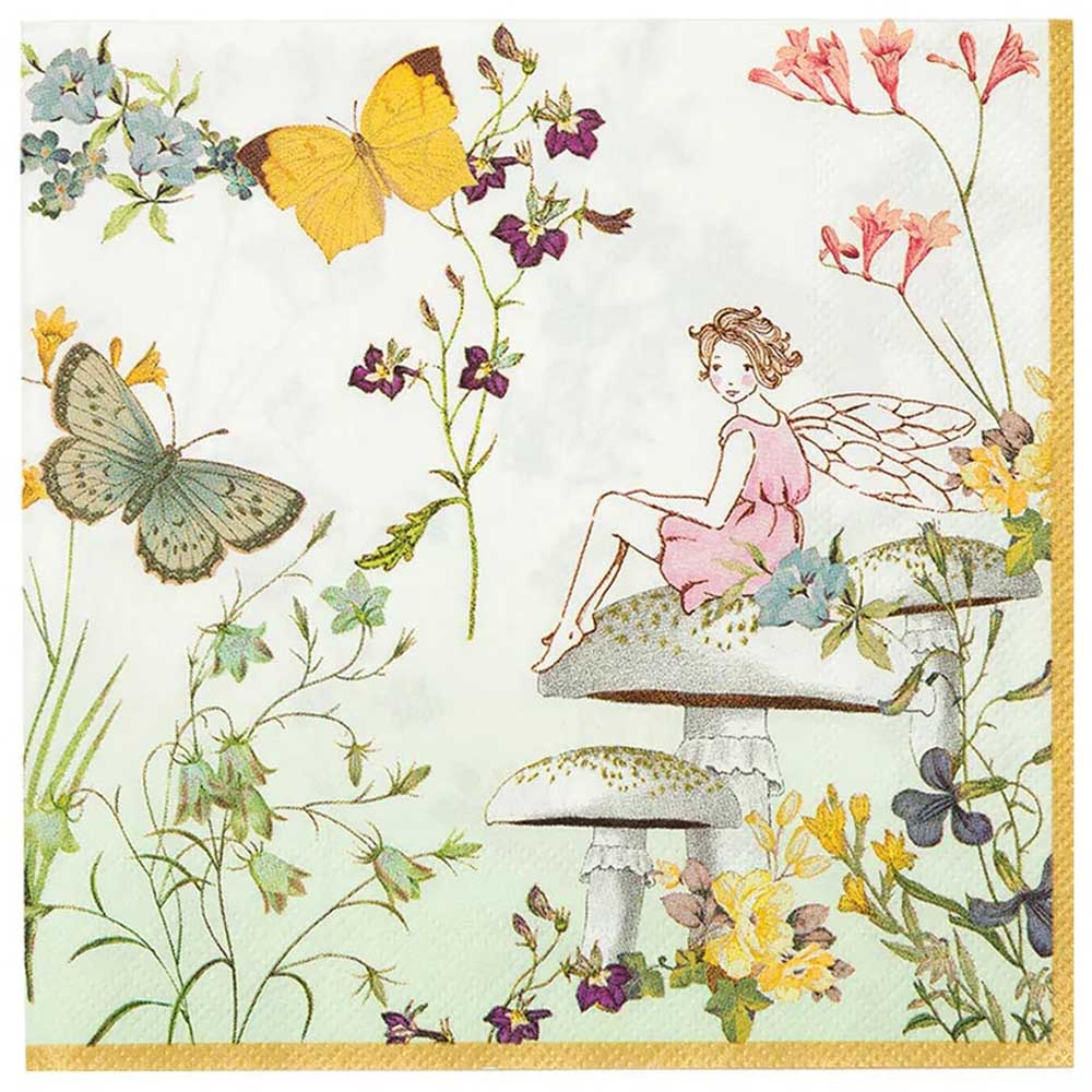 Talking Tables - Truly Fairy Napkin - 33X33cm - 21pcs