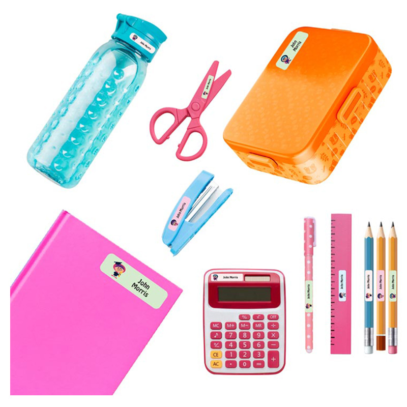 Printshop - Personalised Waterproof Labels Set - Graduate