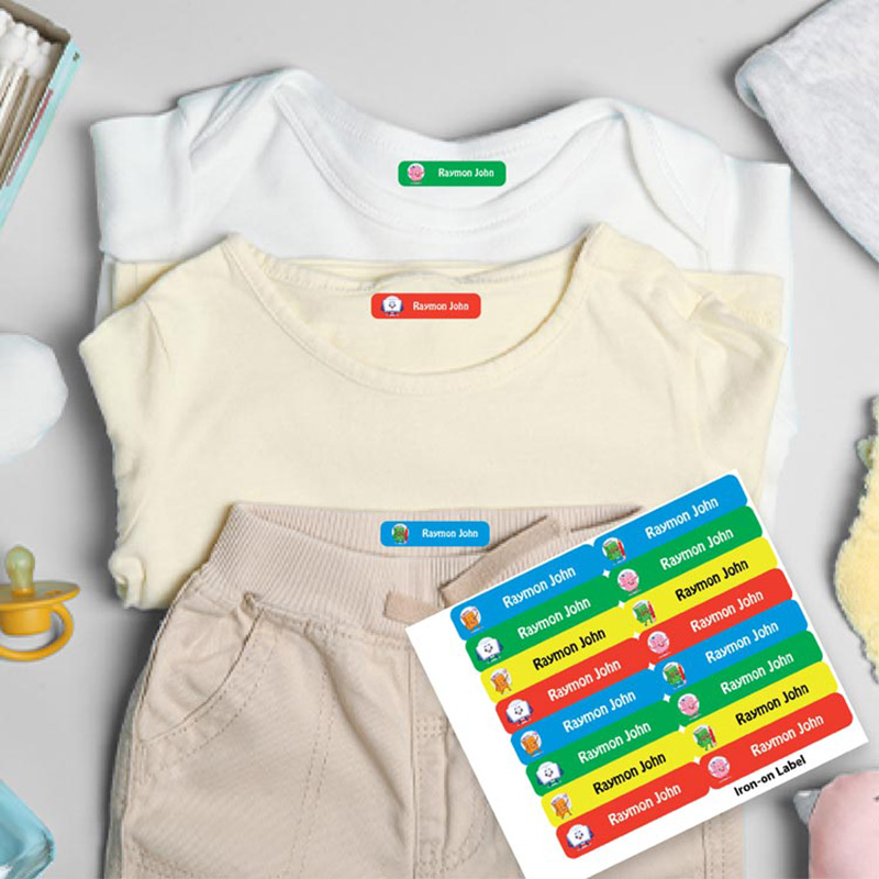 Printshop - Personalised Iron On Labels - Books2 - 16pcs