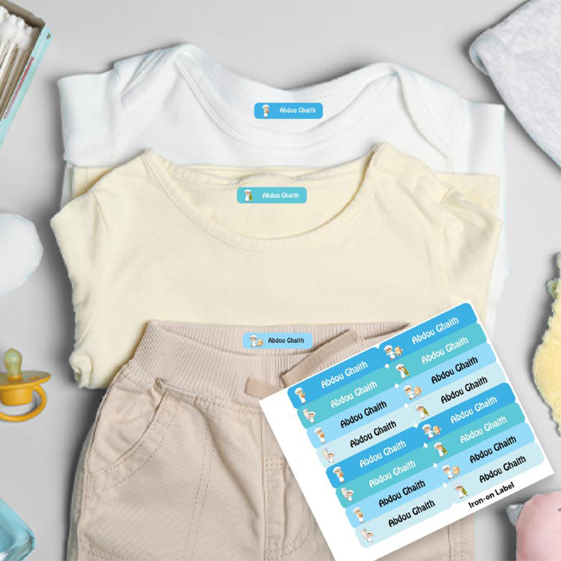 Printshop - Personalised Iron On Labels - Arab Boy 2 - 16pcs