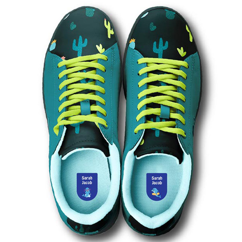Printshop - Personalised Shoe Labels - Dolphin - 6pcs