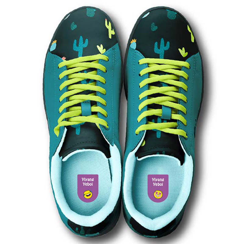 Printshop - Personalised Shoe Labels - Smiley - 6pcs