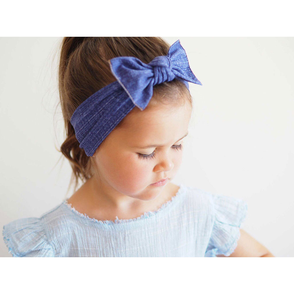 Little Bow Pip Pippa Bow - Denim