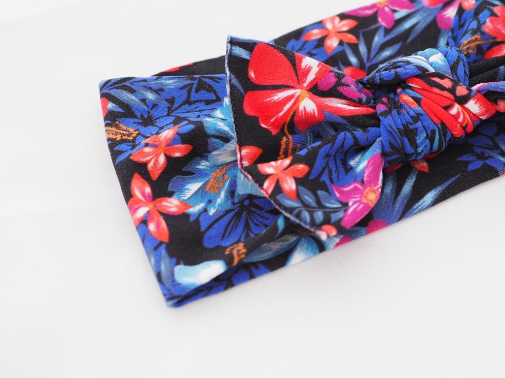Little Bow Pip Floral Pippa Bow Floral - Black