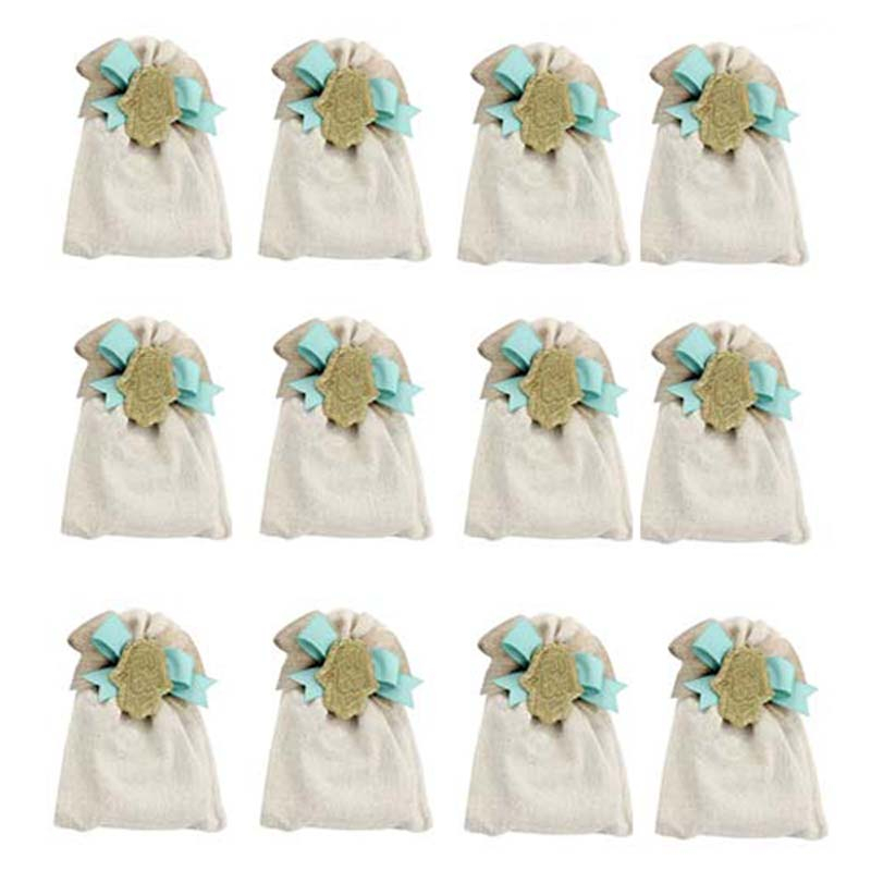 Le Chocolatier Jute Mashalla Gift Bag with a Quran - Set of 12