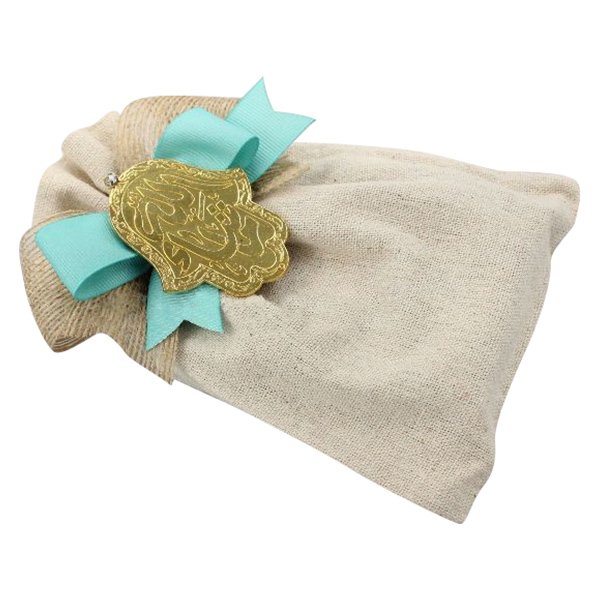 Le Chocolatier Jute Mashalla Gift Bag with a Quran - Set of 12