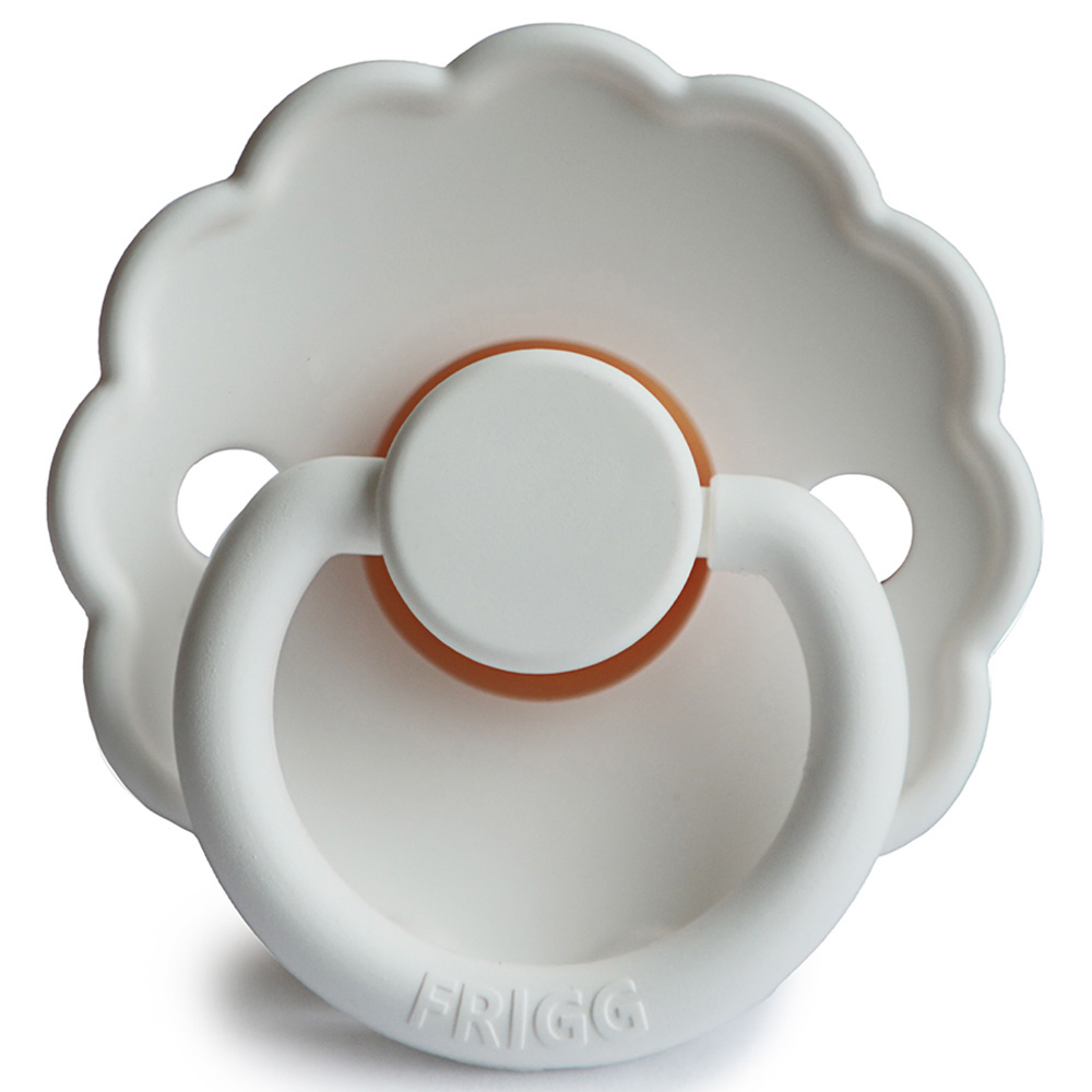 FRIGG - Daisy Latex Pacifier 0-6M S1 - Bright White