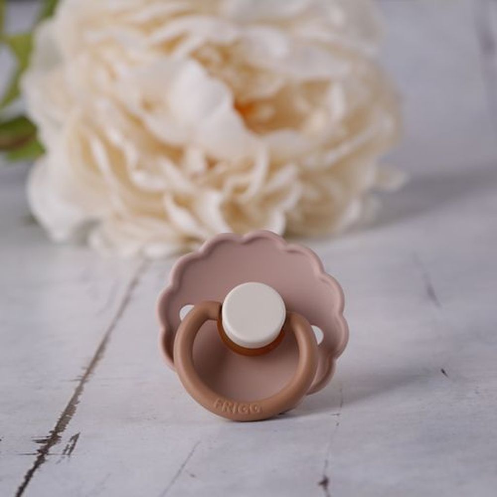FRIGG - Daisy Latex Pacifier 6-18M S2 - Peony