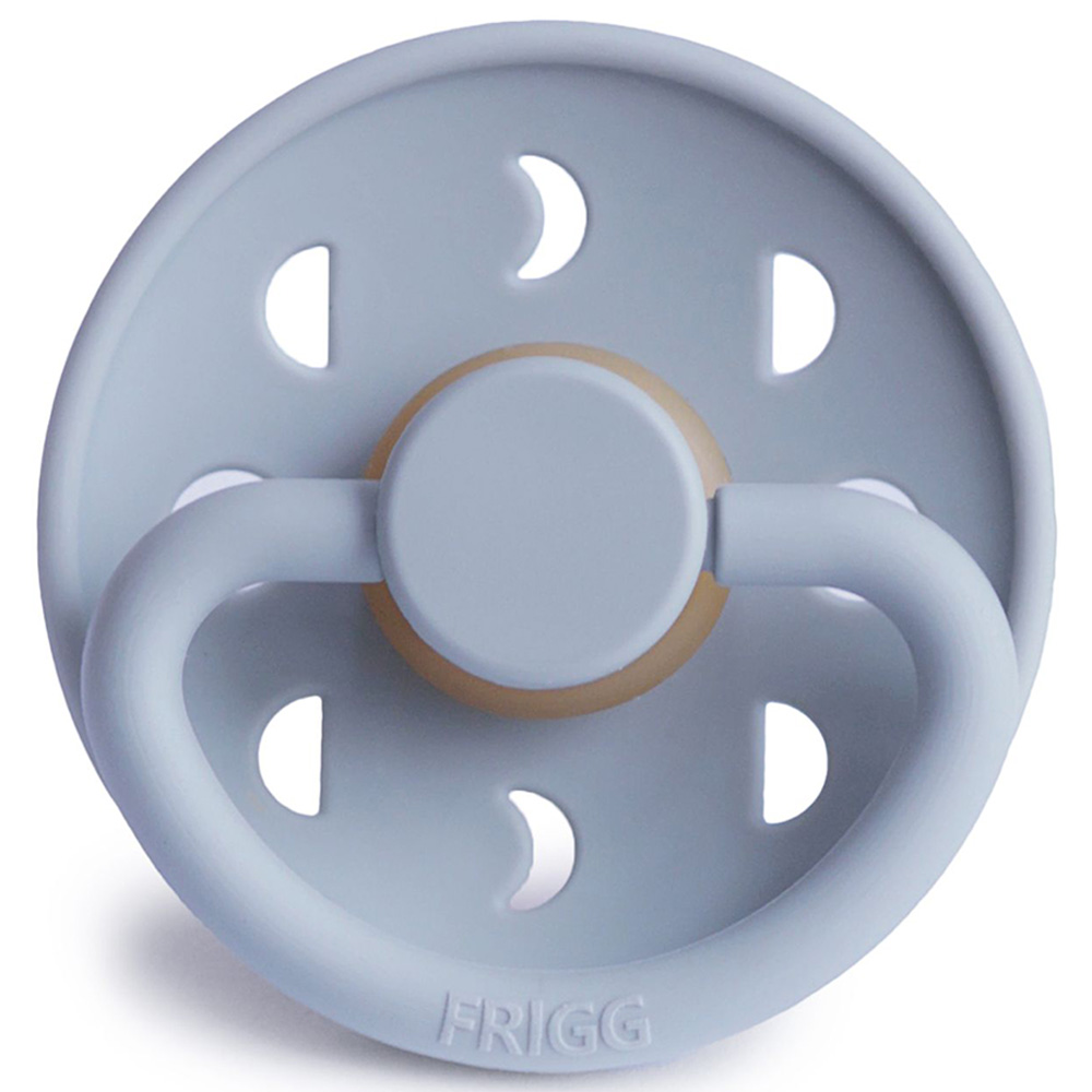 FRIGG - Moon Phase Latex Pacifier 0-6M S1 - Powder Blue