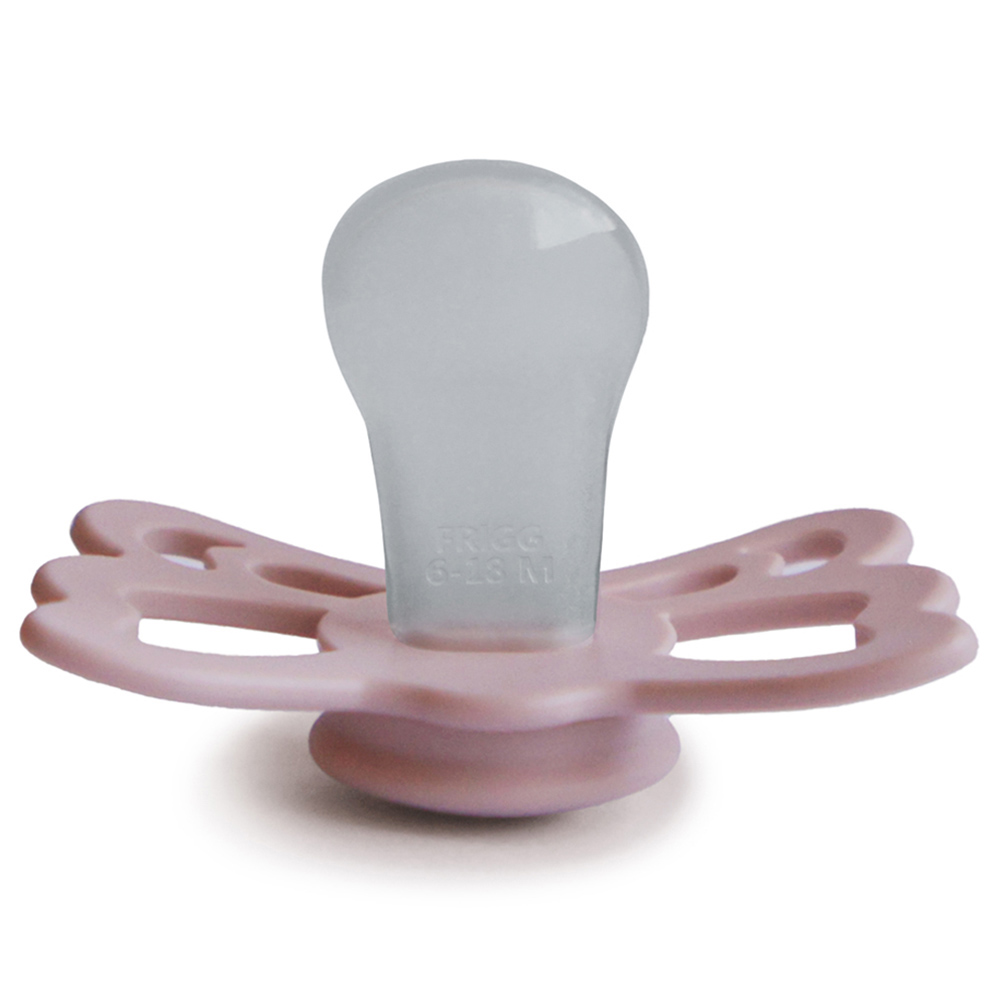 Frigg - Butterfly Anatomical Silicone Pacifier 6-18M S2 - Blush