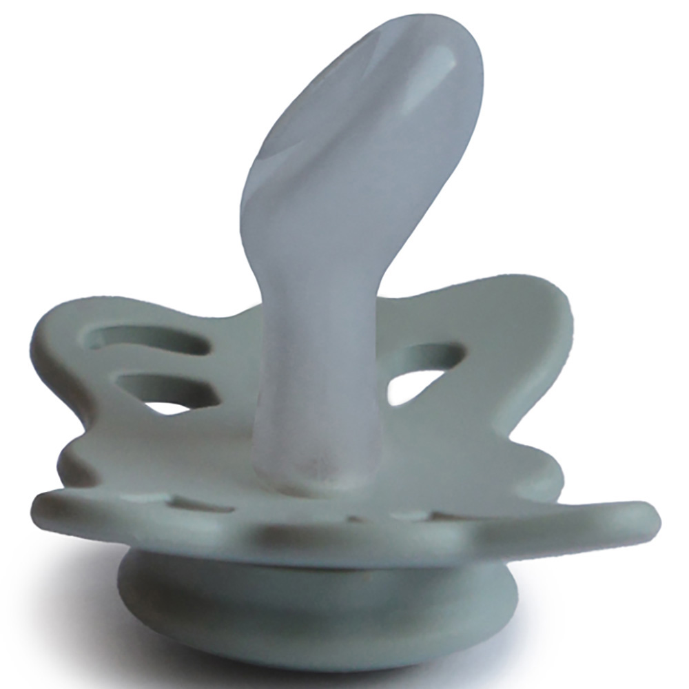 Frigg - Butterfly Anatomical Silicone Pacifier 0-6M S1 - Sage