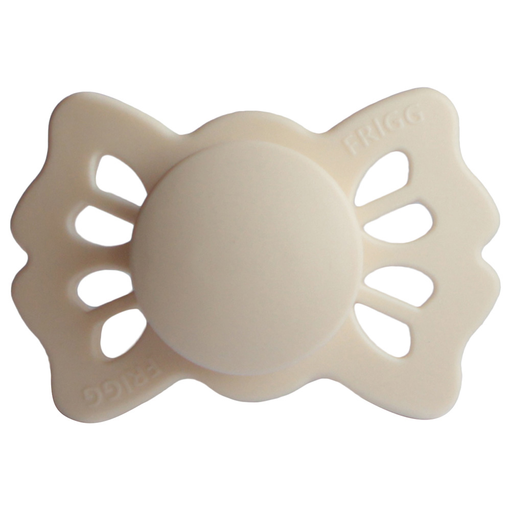 Frigg - Lucky Symmetrical Silicone Pacifier 0-6M S1 - Cream