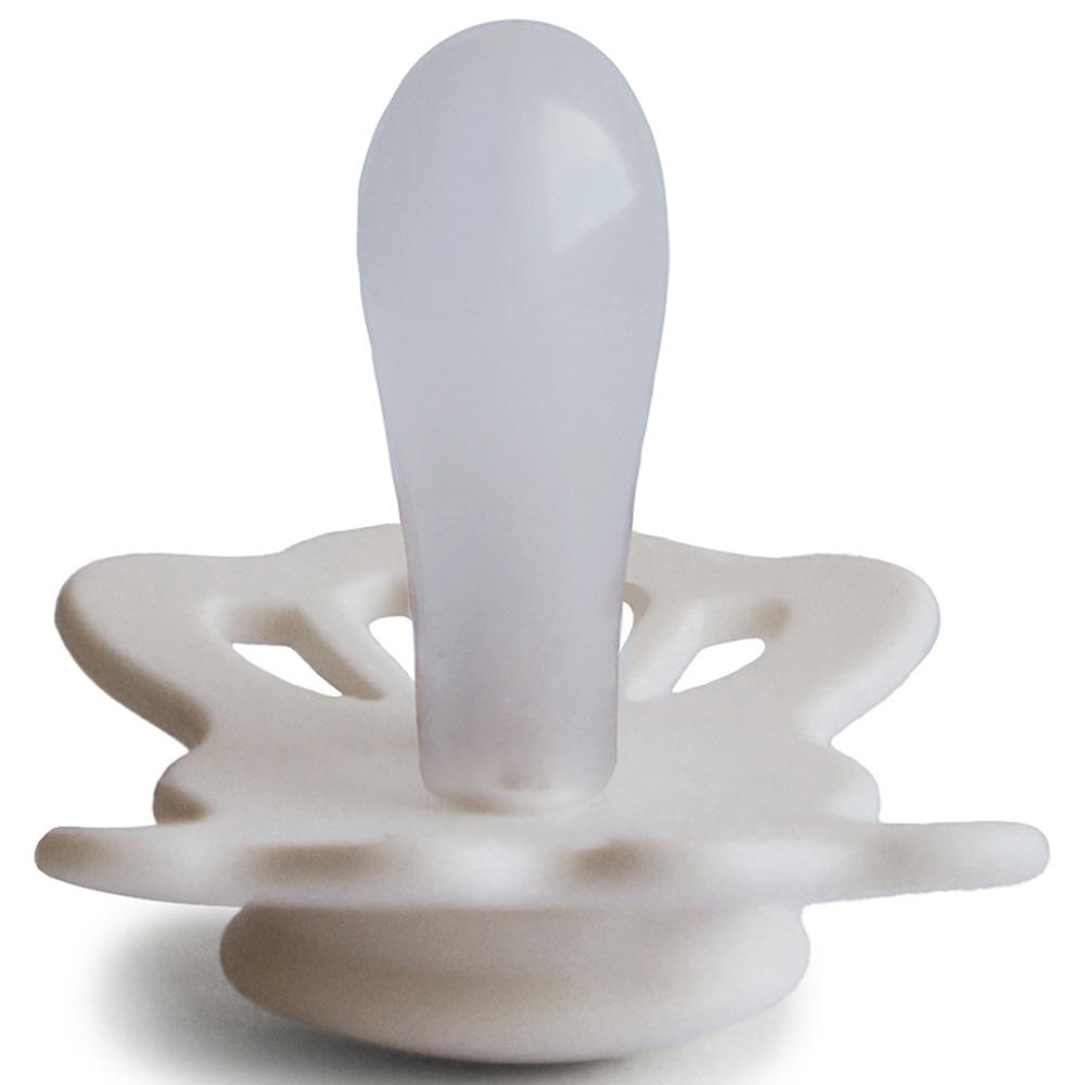 Frigg - Lucky Symmetrical Silicone Pacifier 0-6M S1 - Cream