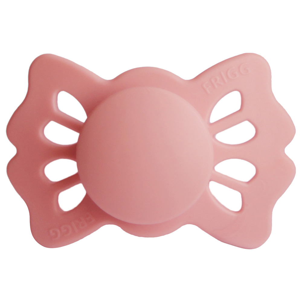 Frigg - Lucky Symmetrical Silicone Pacifier 0-6M S1 - Pretty In Peach