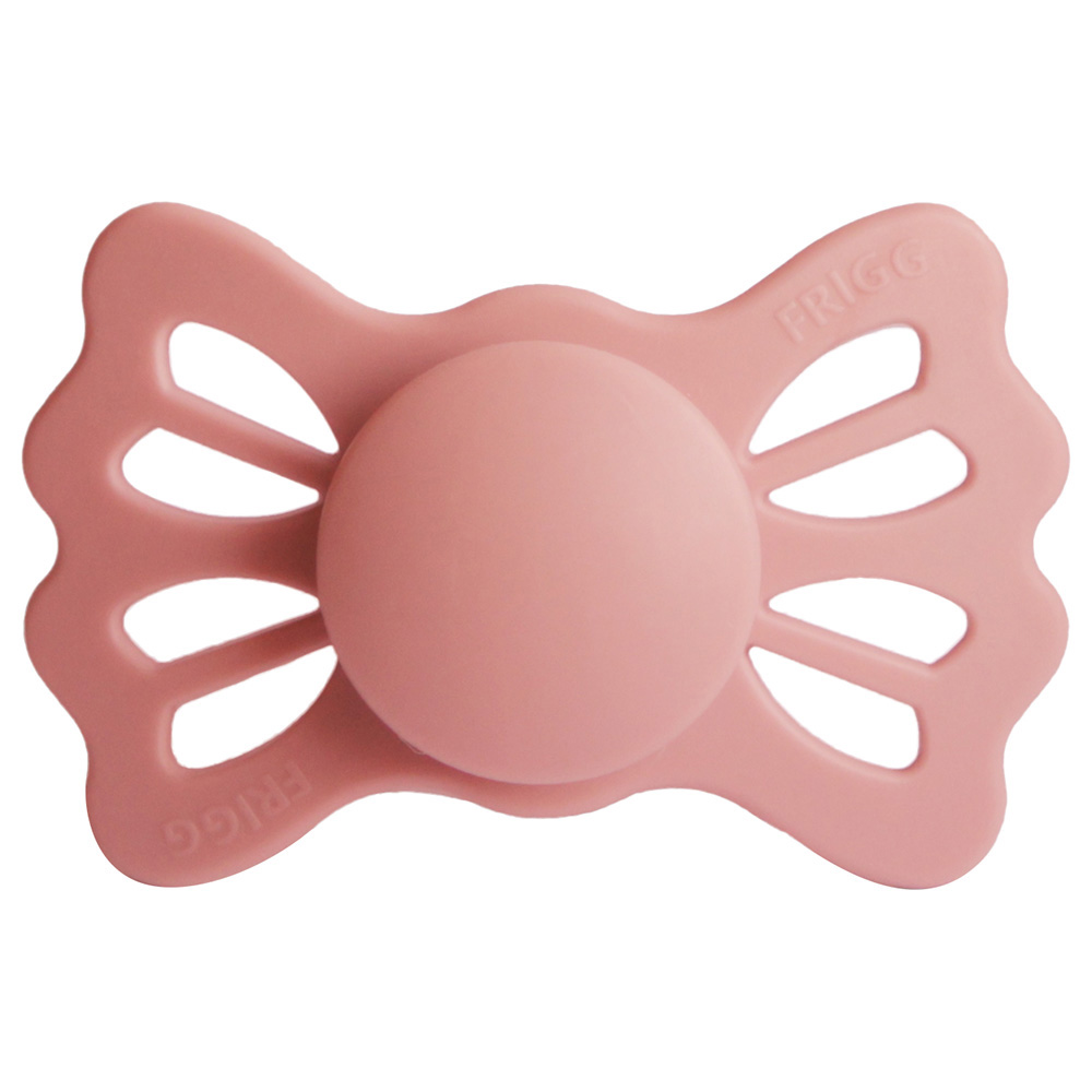 Frigg - Lucky Symmetrical Silicone Pacifier 6-18M S2 - Pretty In Peach