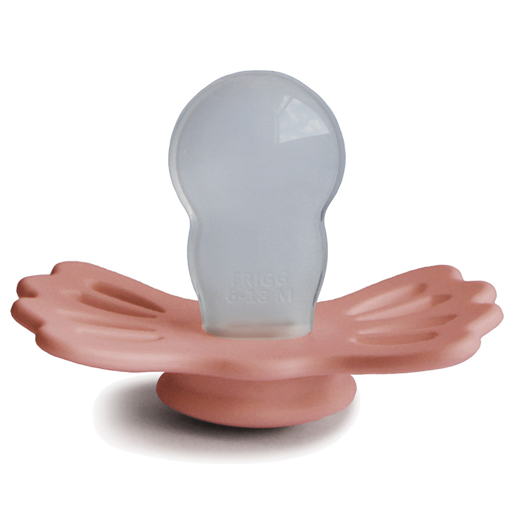 Frigg - Lucky Symmetrical Silicone Pacifier 6-18M S2 - Pretty In Peach