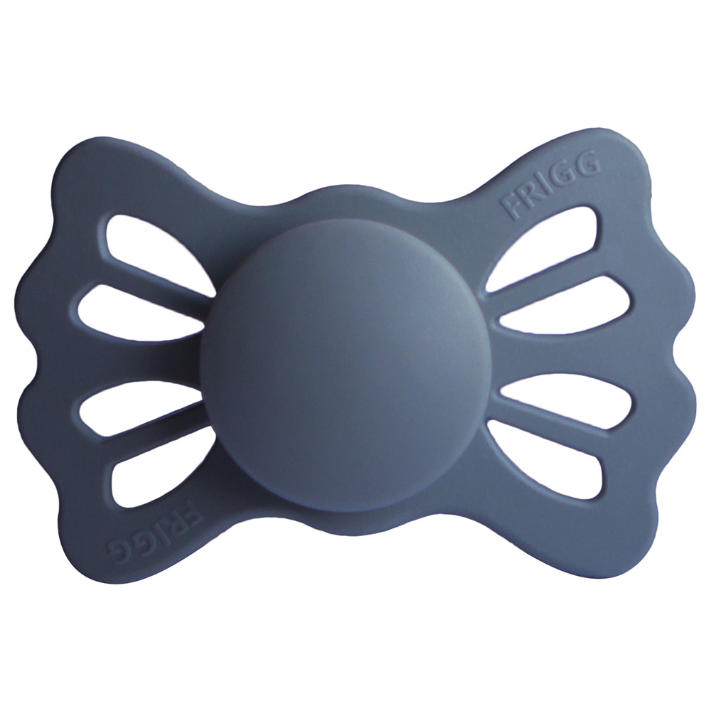 Frigg - Lucky Symmetrical Silicone Pacifier 6-18M S2 - Slate