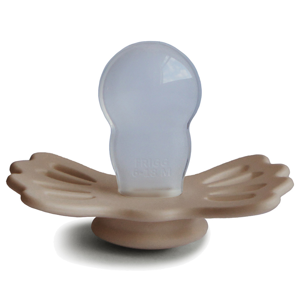 Frigg - Lucky Symmetrical Silicone Pacifier 6-18M S2 - Silky Satin