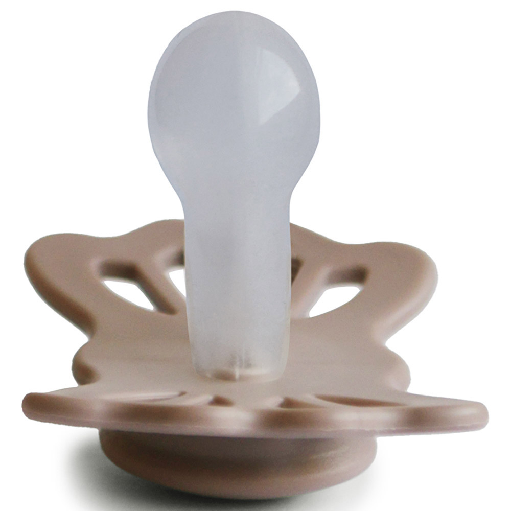 Frigg - Lucky Symmetrical Silicone Pacifier 6-18M S2 - Silky Satin