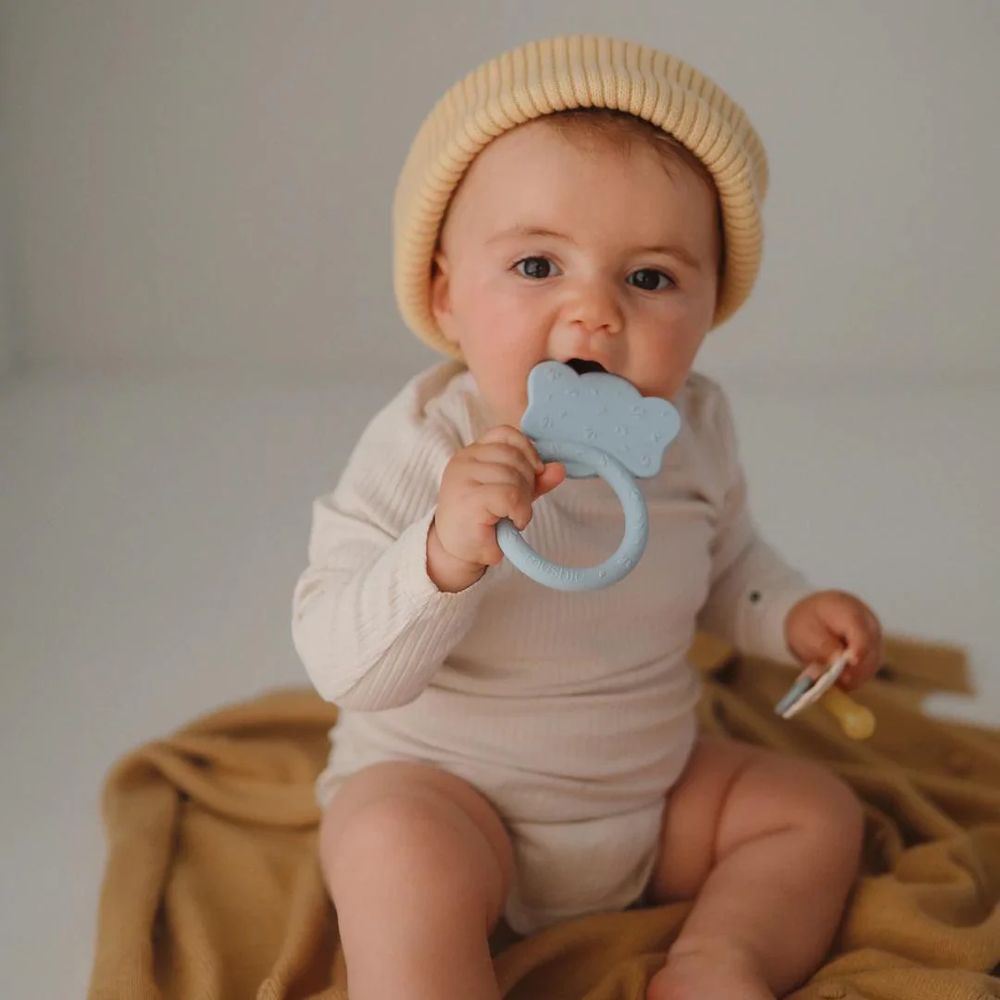Mushie - Elephant Teether - Cloud