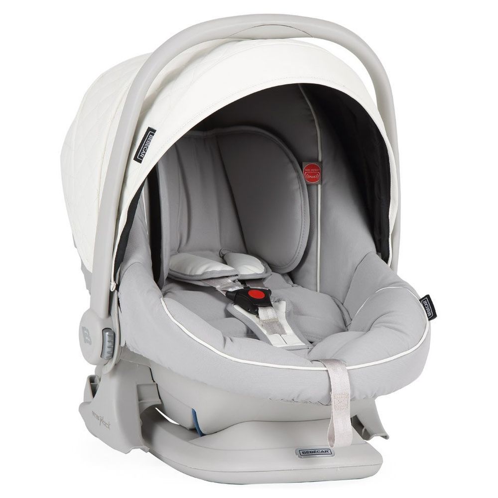 Bebecar - Pram Via With Bag & Car Seat - SP 951 - White
