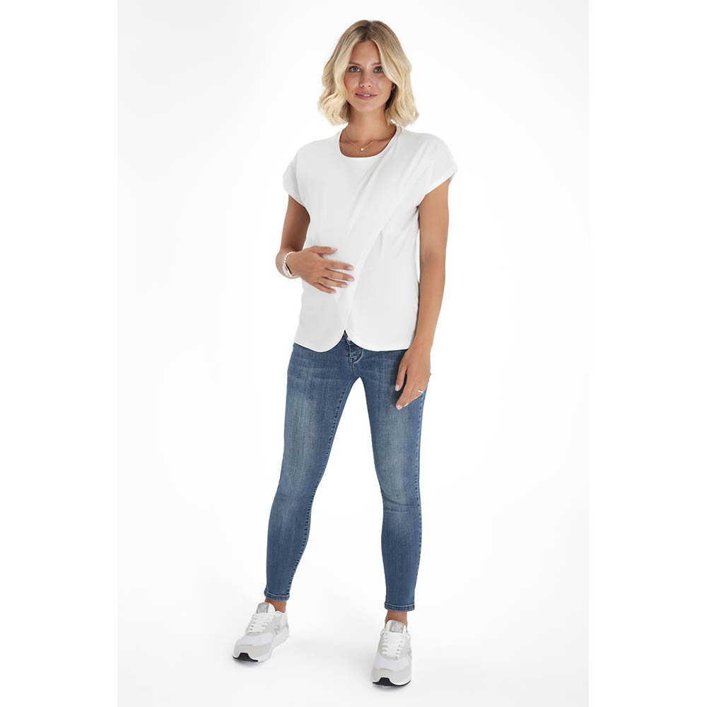 Accouchee - Handy Top For Pregnancy, Nursing Or After - Ecru