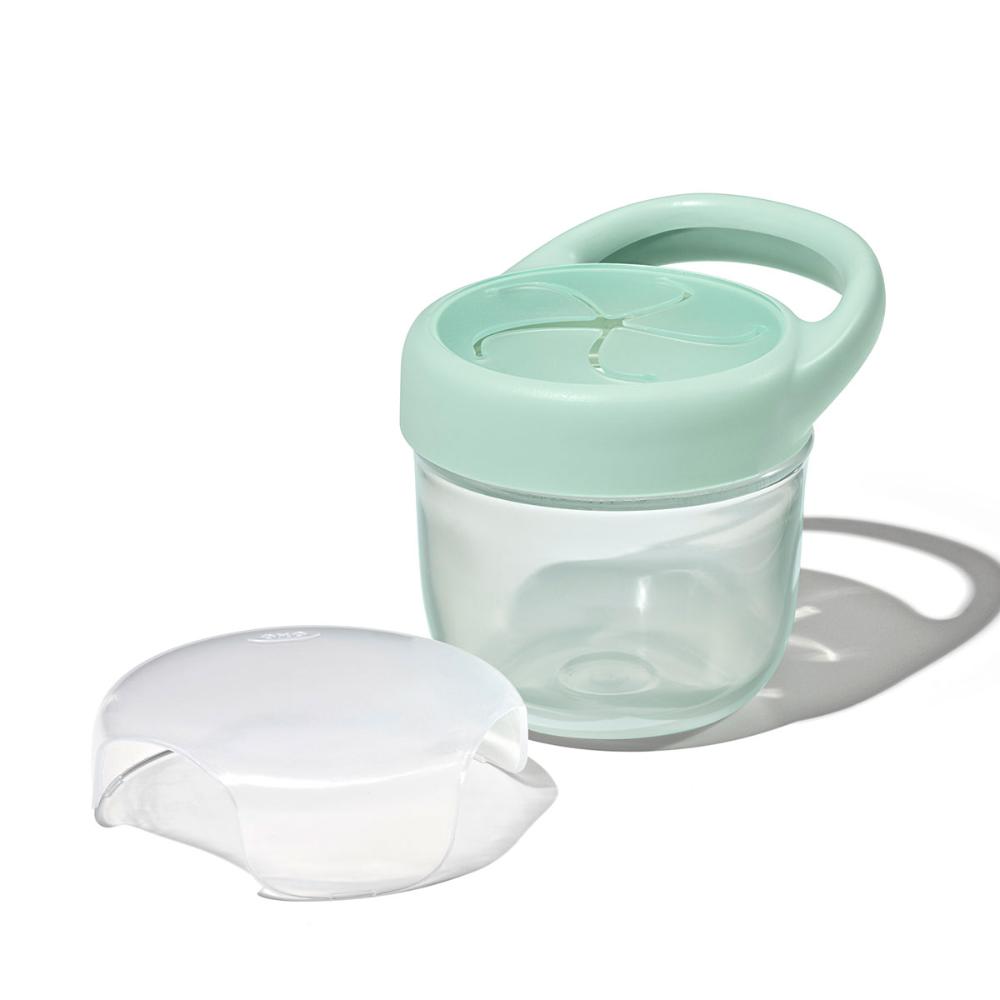 Oxo-Tot - Snack Cup With Lid - Opal/Dusk - 2 Pcs
