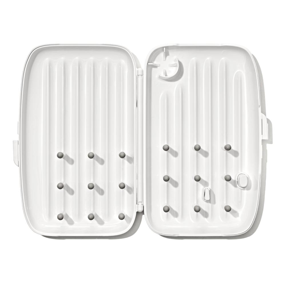 Oxo Tot - On-The-Go Drying Rack With Bottle Brush - Gray