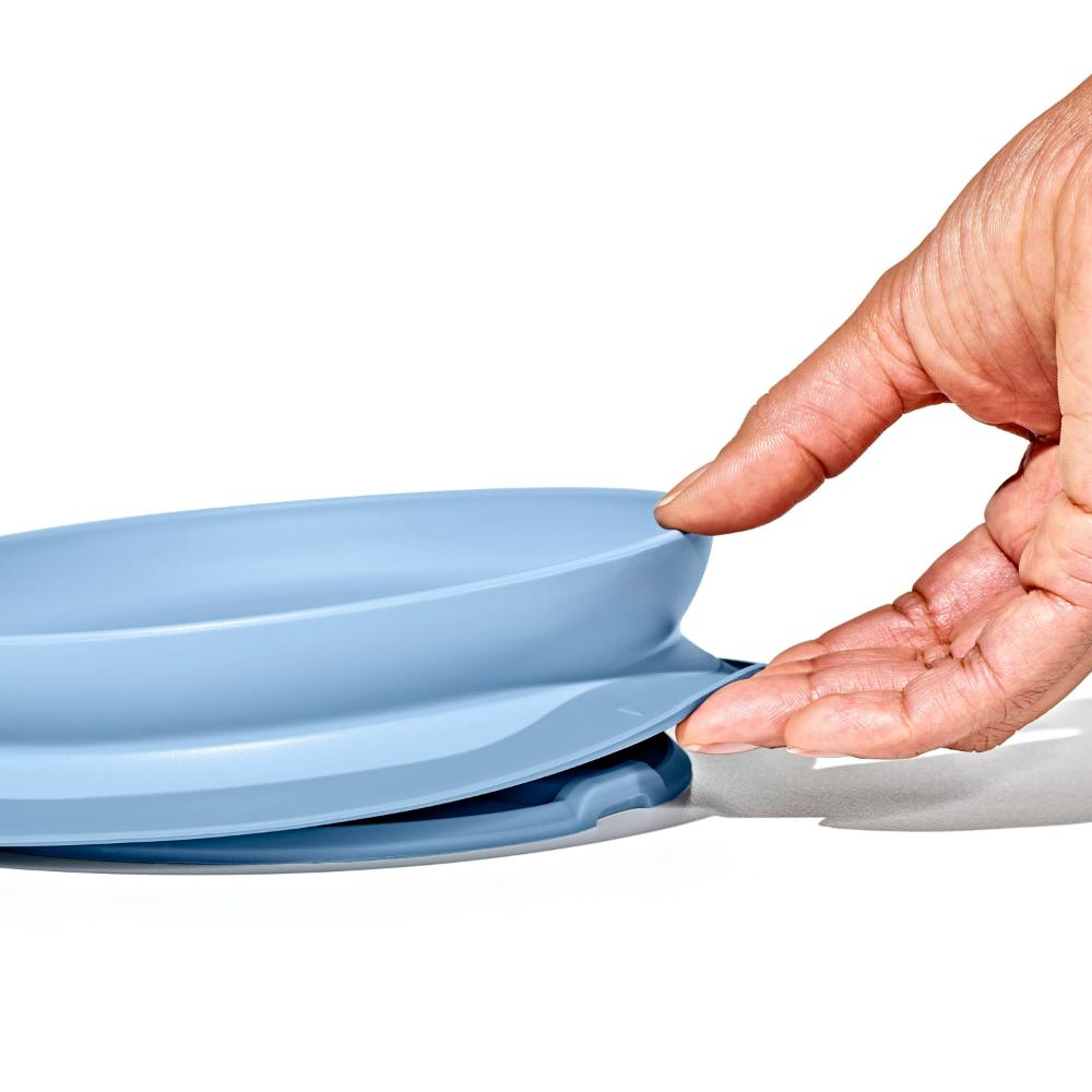 Oxo-Tot - Stick And Stay Suction Plate - Dusk