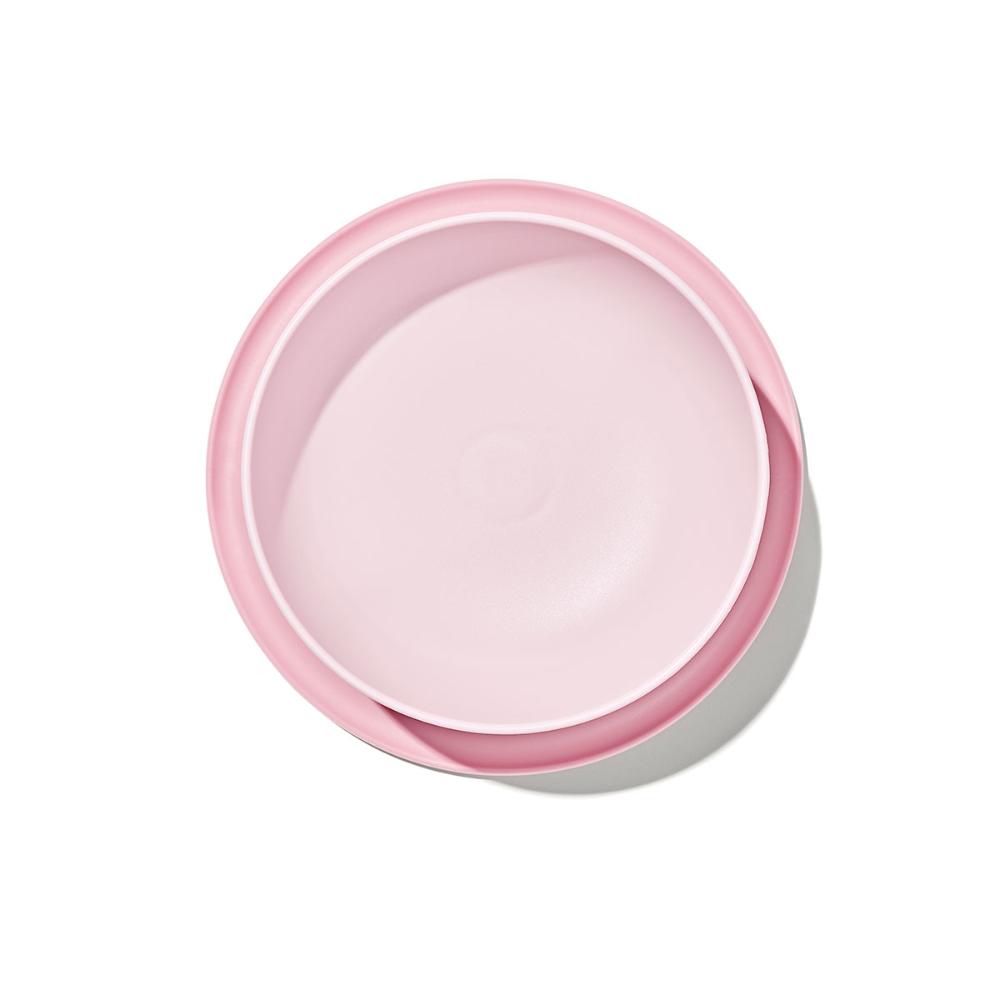 Oxo-Tot Stick And Stay Suction Bowl - Blossom