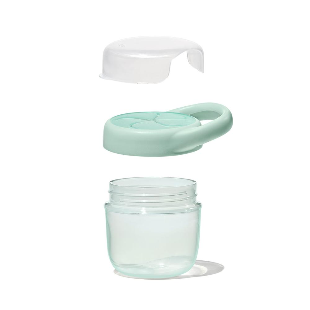 Oxo-Tot - Snack Cup With Lid - Opal/Dusk - 2 Pcs