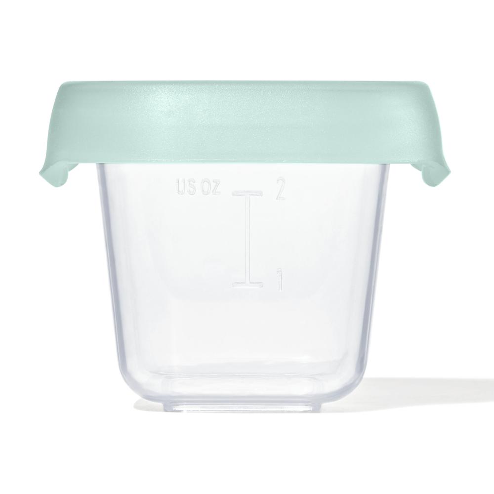 Oxo-Tot Baby Blocks Opal Food Storage Containers - Pack of 6 - 59 ml