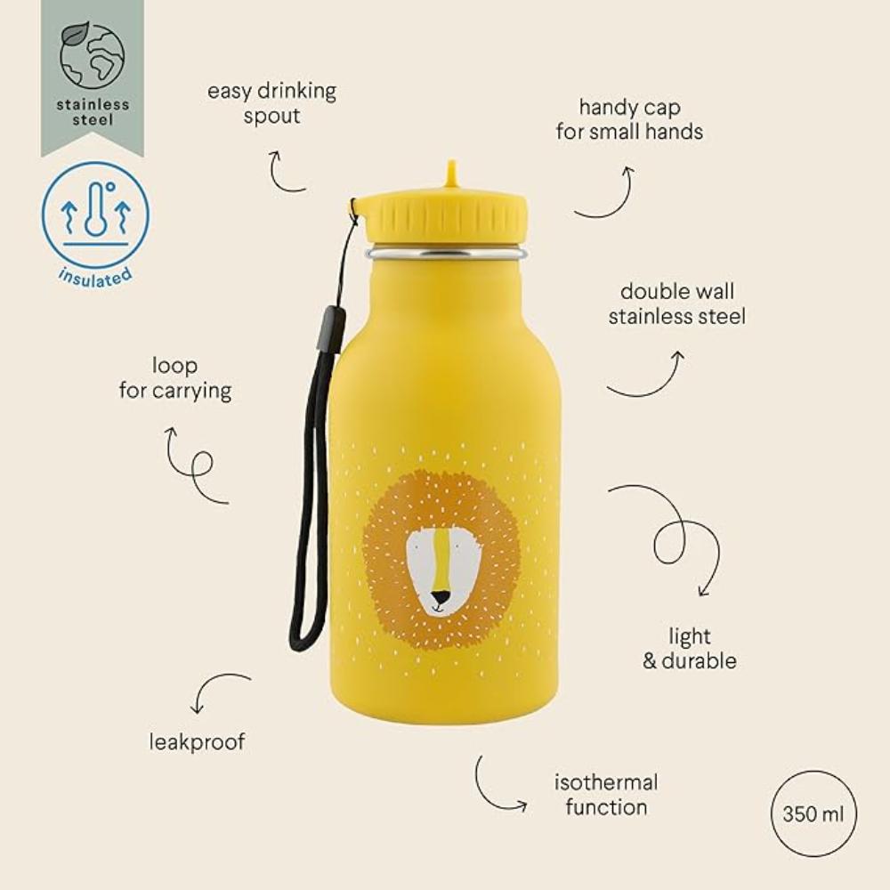 Trixie - Double Wall Insulated Water Bottle - Mr. Lion - 350ml 