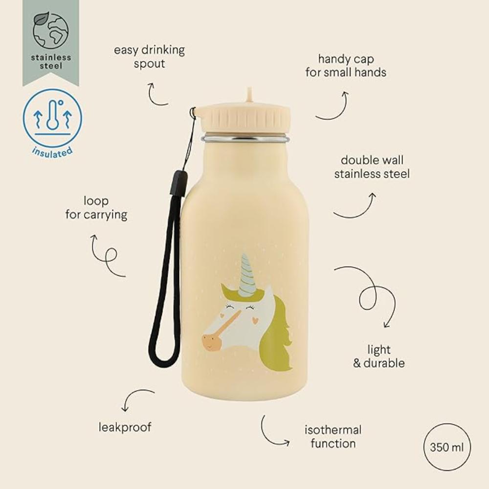 Trixie - Double Wall Insulated Water Bottle - Mrs. Unicorn - 350ml 