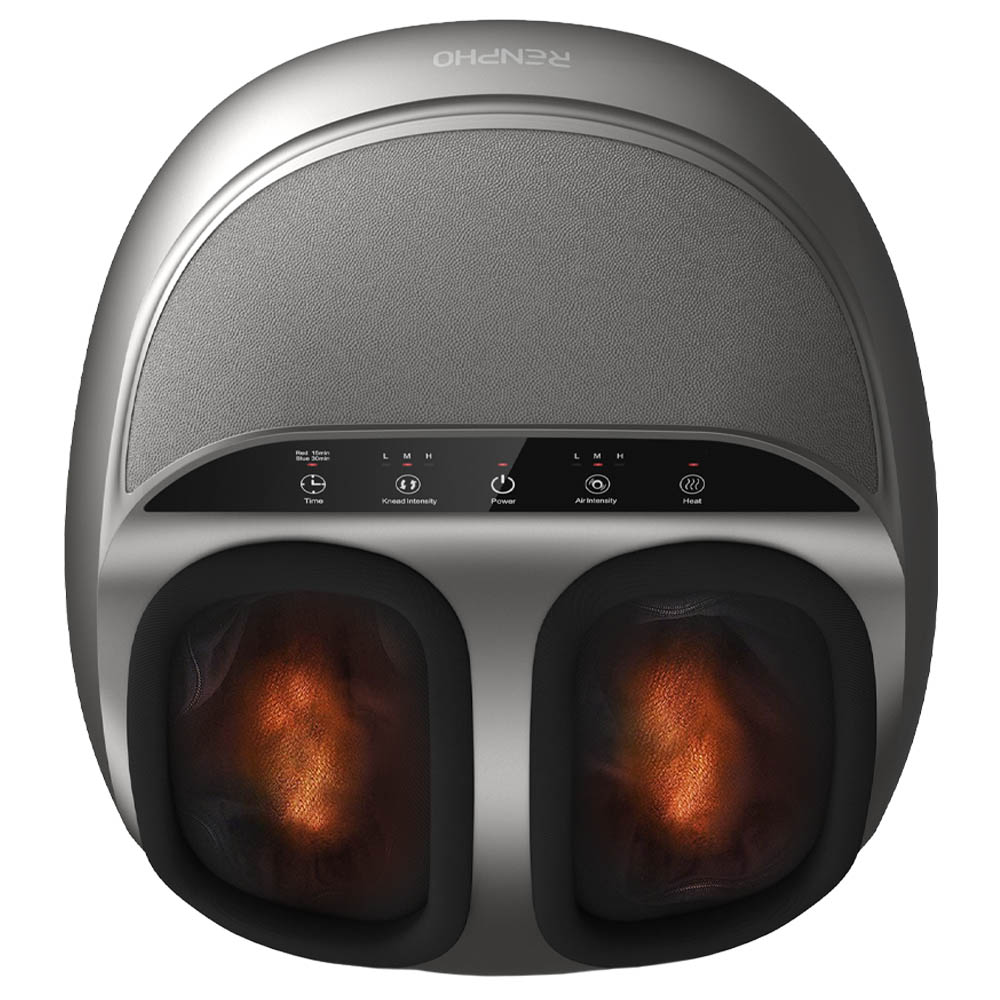 Renpho - Shiatsu Premium Foot Massager With Remote Control - Black