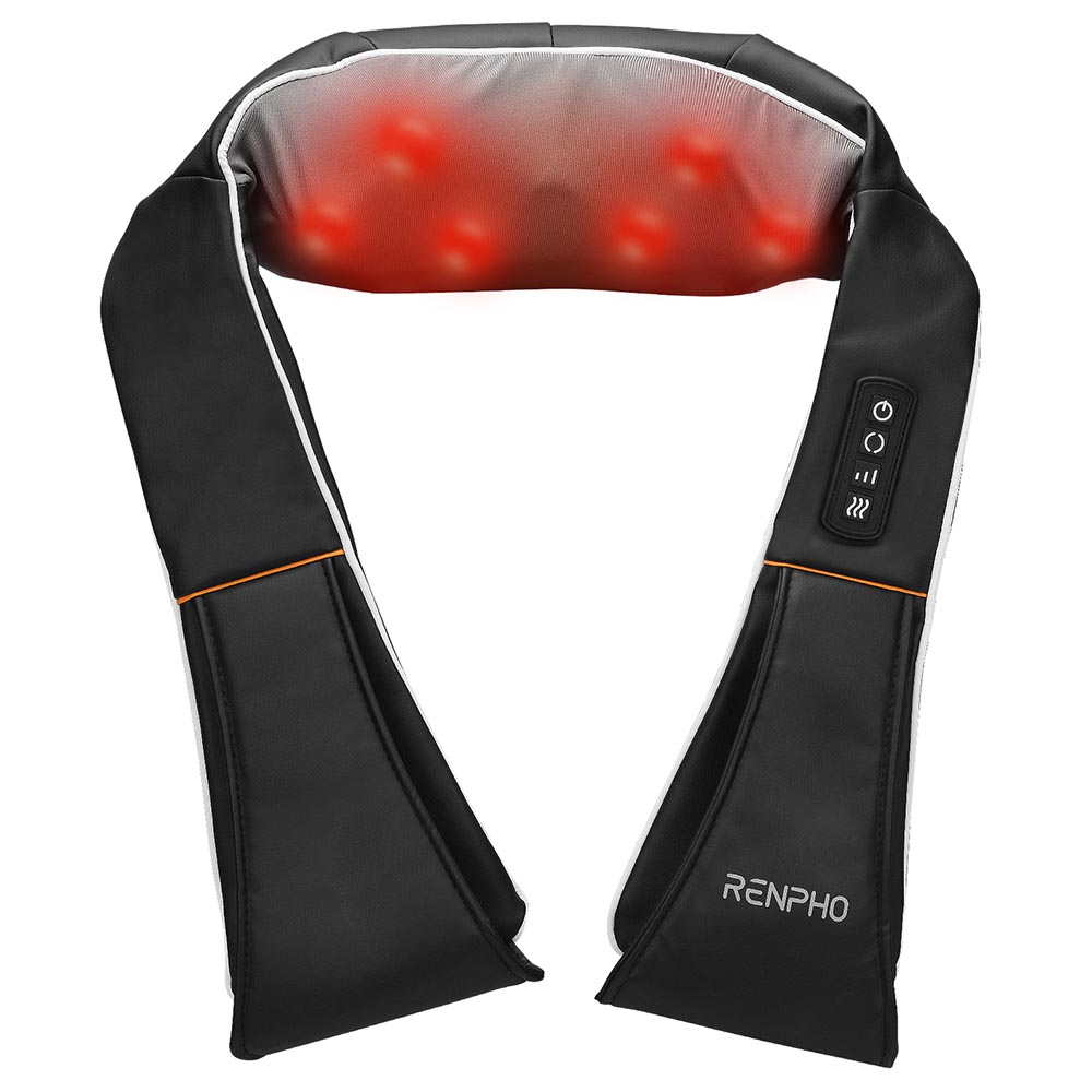 Renpho - Shiatsu U Shape Neck & Shoulder Massager - Black