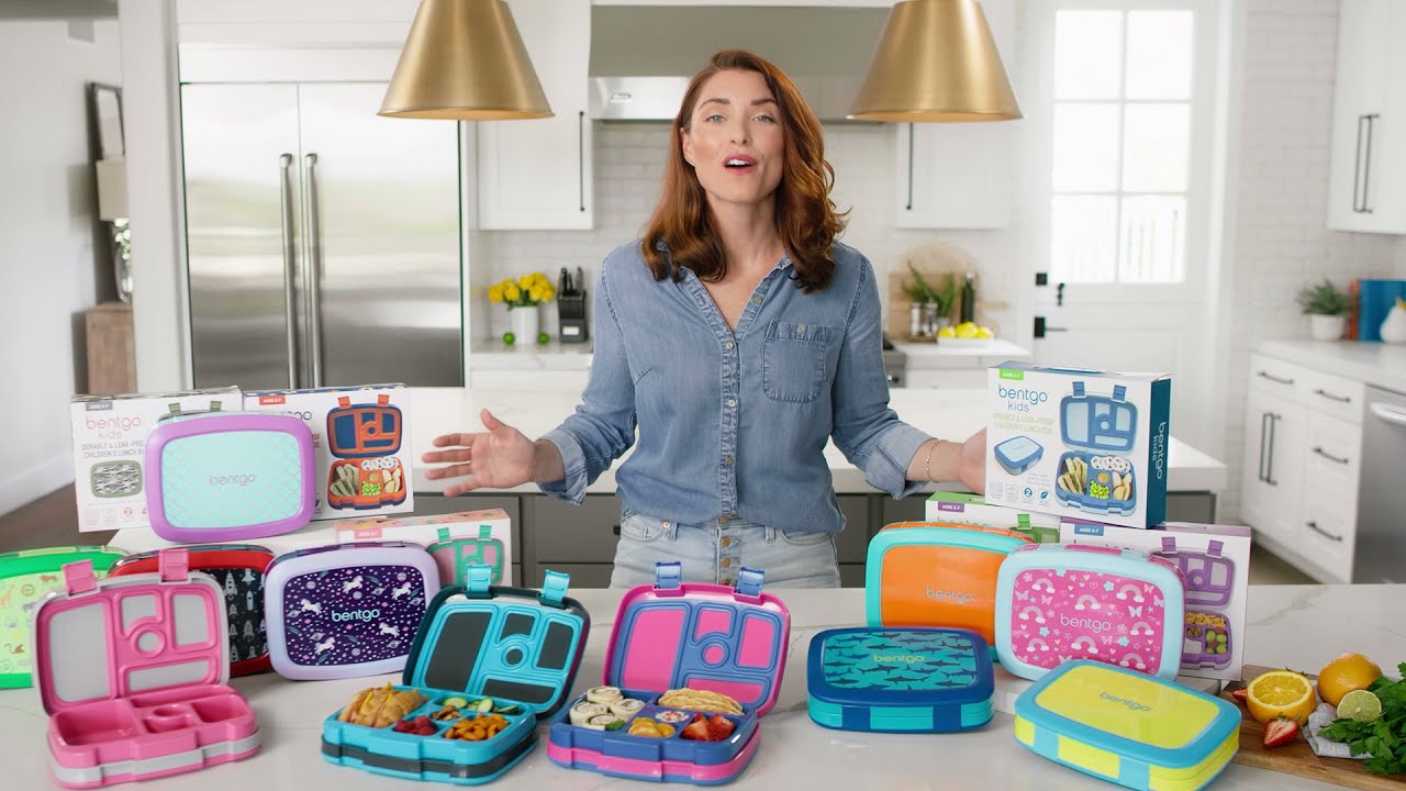 Bentgo - 5 Compartments Kids Prints Lunchbox - Lavender Galaxy