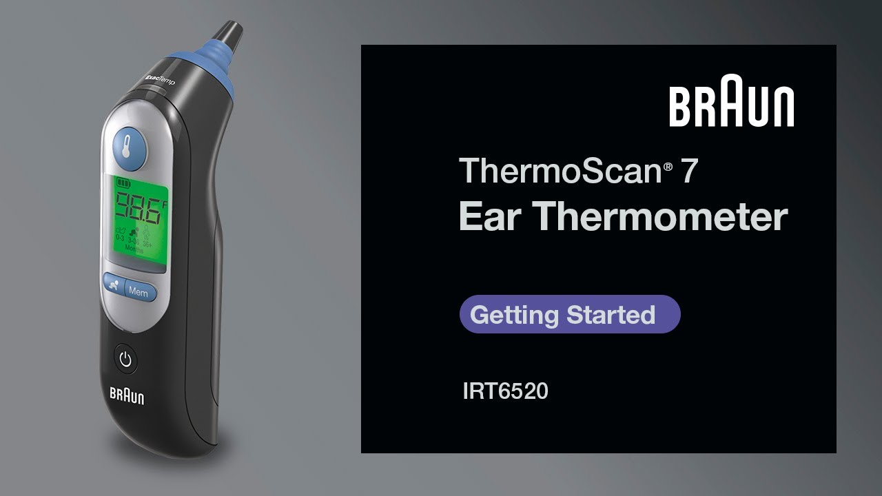 Braun ThermoScan 7 Ear Thermometer with Age Precision - IRT6520