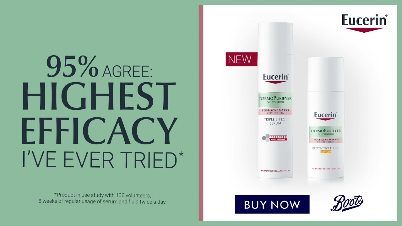 Eucerin - Dermopurifyer Oil Control Protective Face Fluid - Acne Skin 50ml