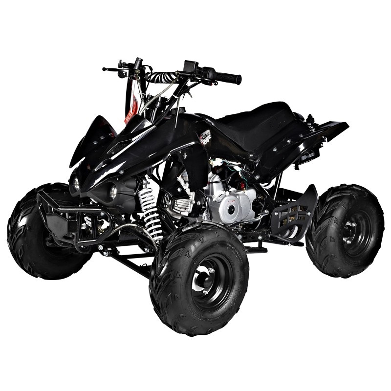 Myts - 125cc Quad ATV Bike Without Reverse For Kids -Black