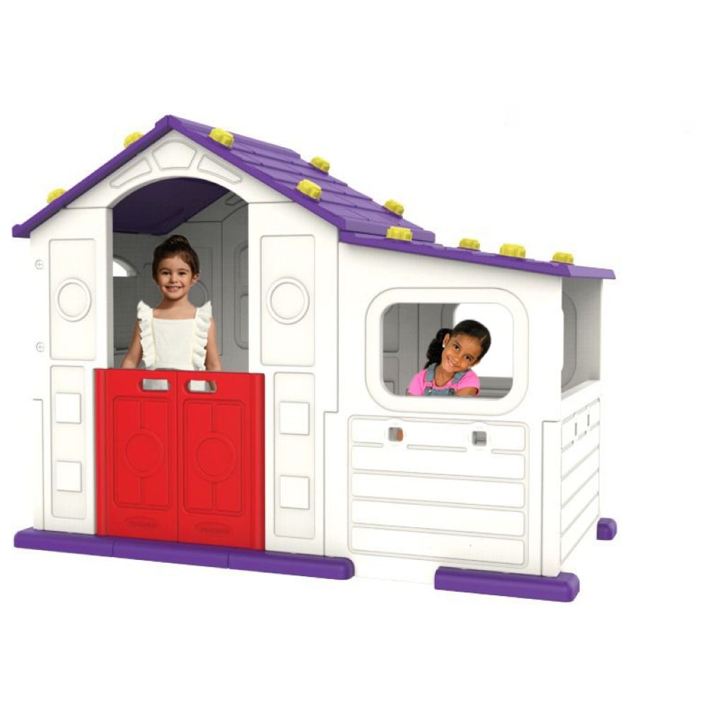 MYTS - Indoor Activity Playhouse With Play Cabin Purple