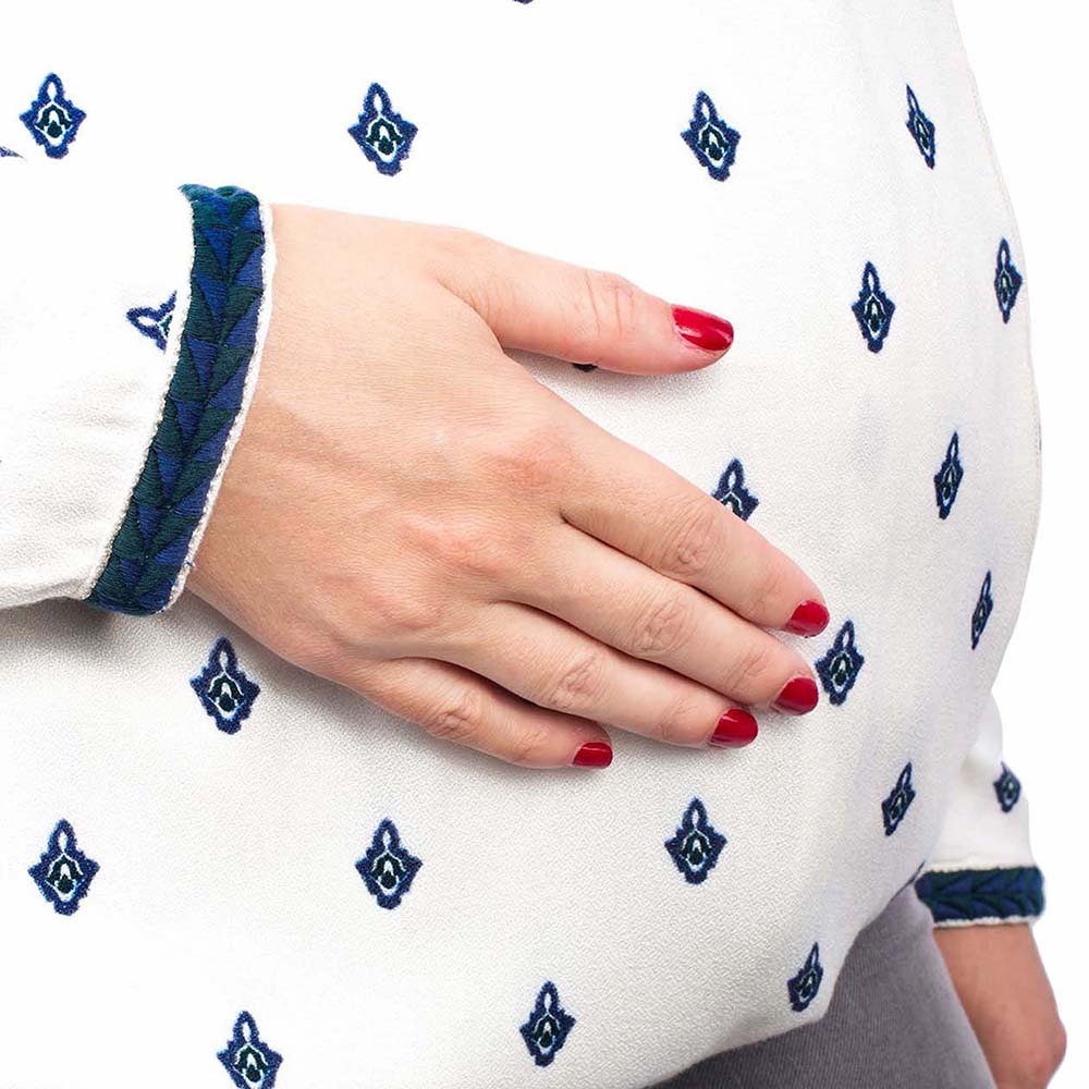 Mums & Bumps - Mara Mea Maternity Blouse - Mosaic Maze