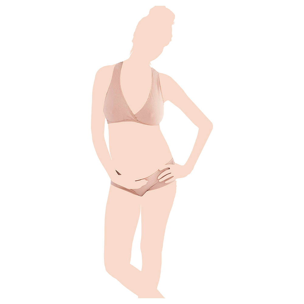 Mums & Bumps - Belabumbum Bamboo Maternity Girlshort - Pink 