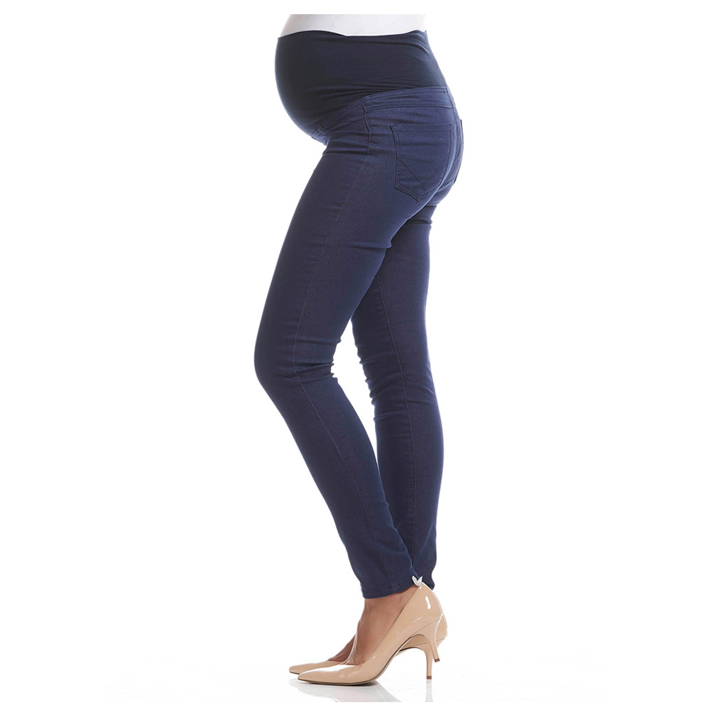 Mums & Bumps - Soon Coco Over Belly Super Stretch Maternity Jeans
