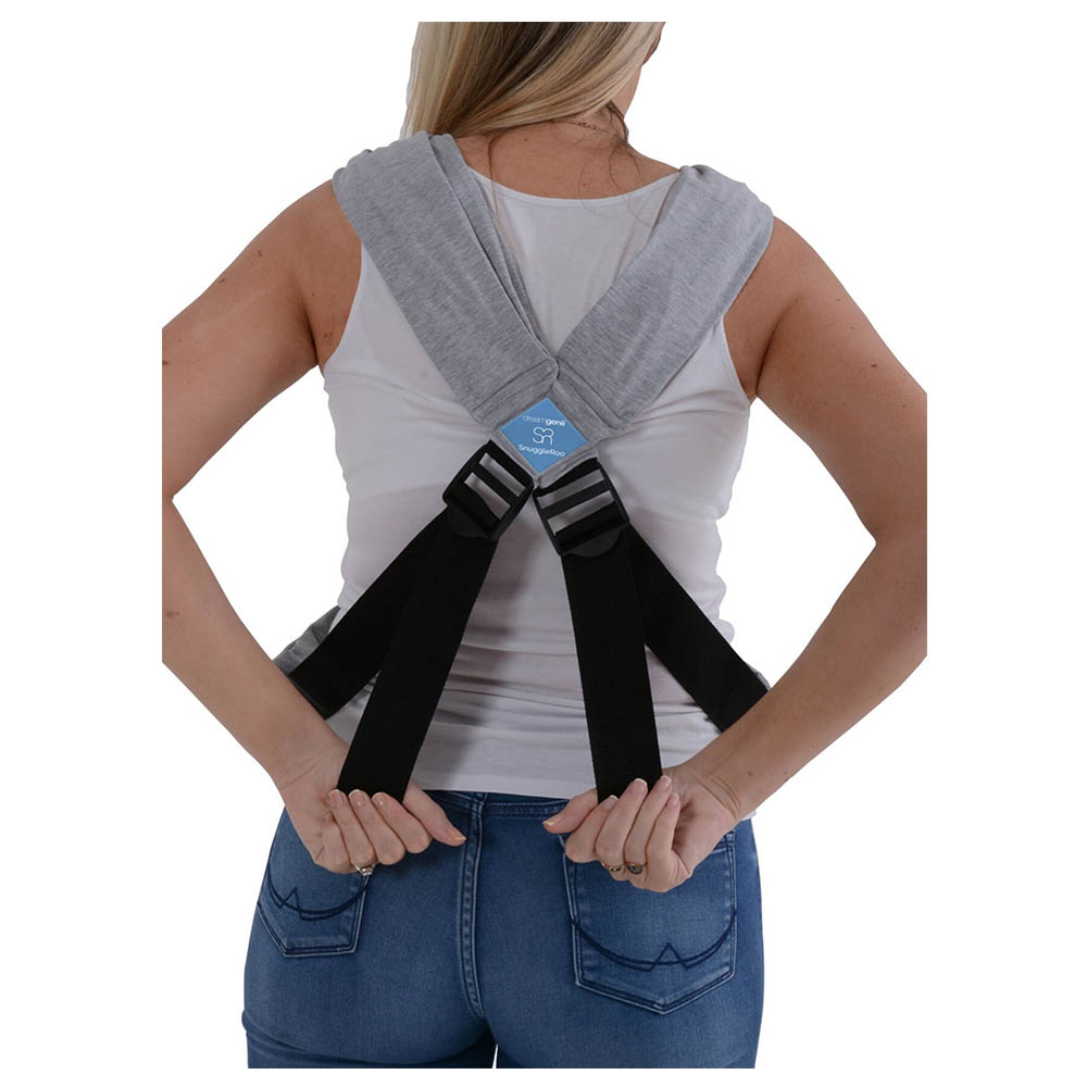 Mums & Bumps Dreamgenii Snuggleroo Baby Carrier - Light Grey