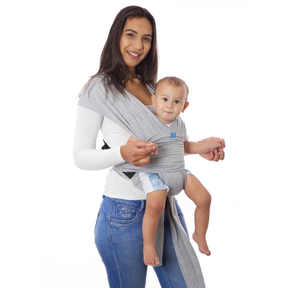 Mums & Bumps Dreamgenii Snuggleroo Baby Carrier - Light Grey