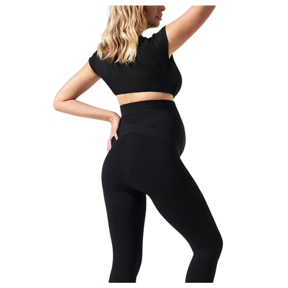 Mums & Bumps - Maternity Belly Support Leggings - Black